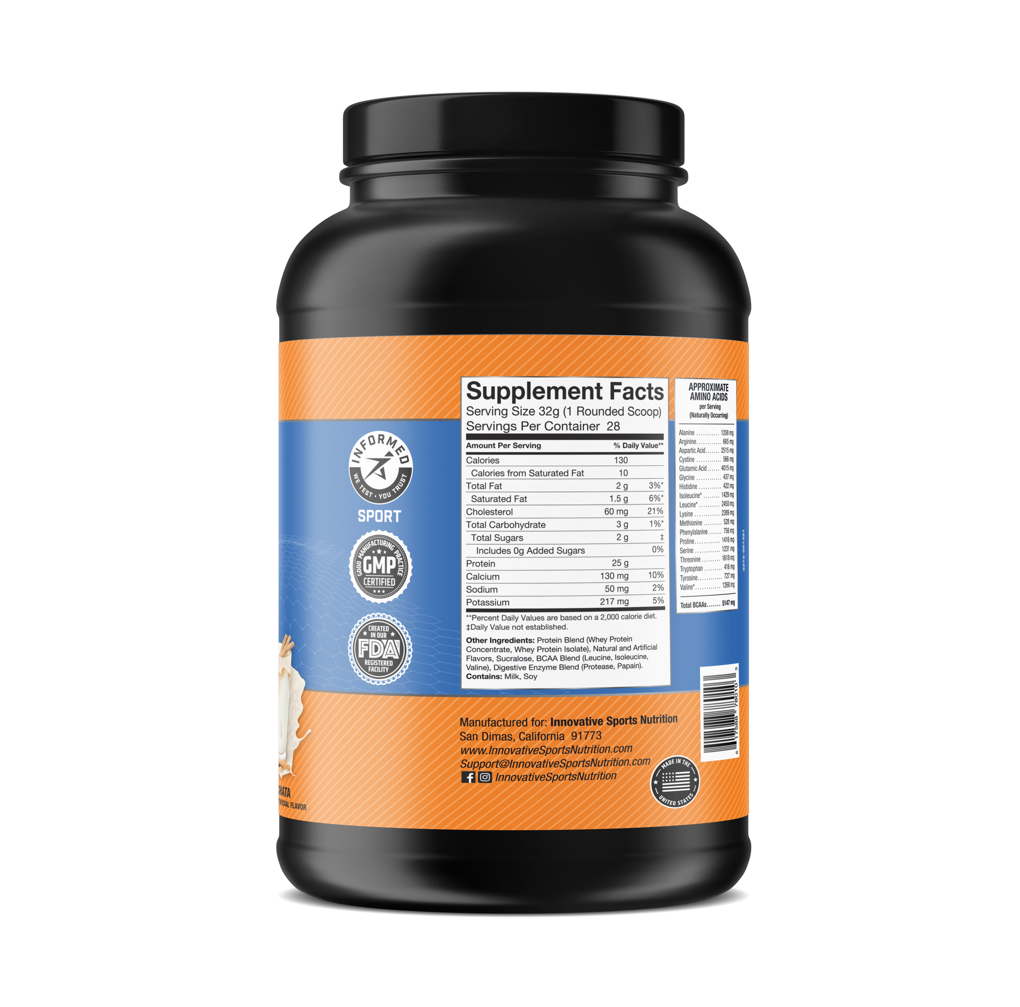 Whey Protein Powder | Bare Performance Nutrition | Unflavored